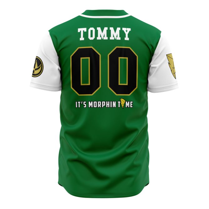 Green Dragonzords Baseball Jersey - Premium Quality, Bold Design, Perfect For Fans & Collectors - Image 2