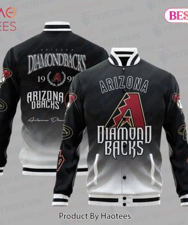 Arizona Diamondbacks Bomber Jacket - Classic Black Varsity Style For Fans
