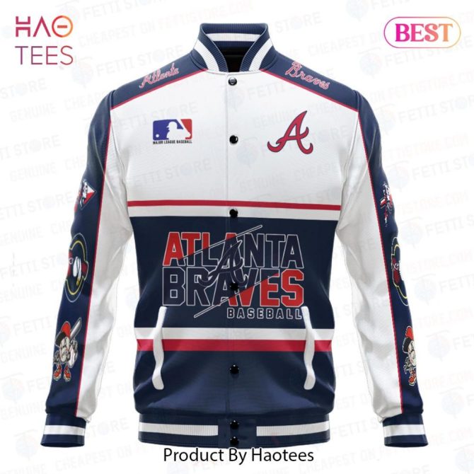 Atlanta Braves Mlb Baseball Jacket - Premium Fan Gear By Haotees - Image 2