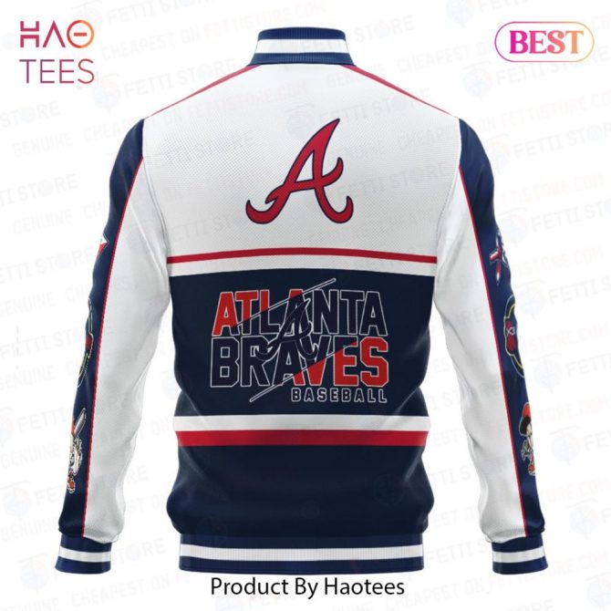 Atlanta Braves Mlb Baseball Jacket - Premium Fan Gear By Haotees - Image 3