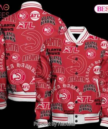 Atlanta Hawks Red Bomber Jacket - Stylish & Official Nba Fan Gear