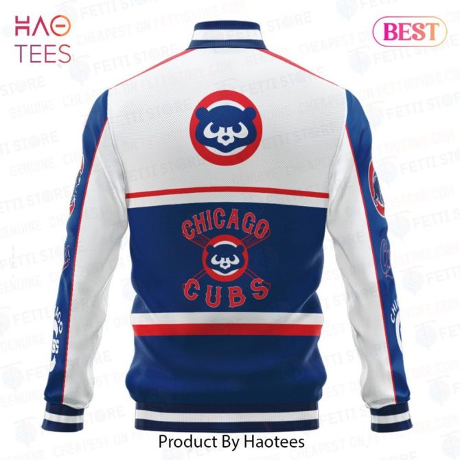 Chicago Cubs Varsity Jacket - Premium Mlb Fan Apparel By Haotees - Image 3
