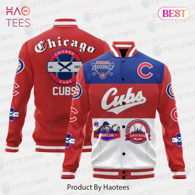 Chicago Cubs Retro Varsity Jacket - Stylish Fan Apparel For Baseball Lovers
