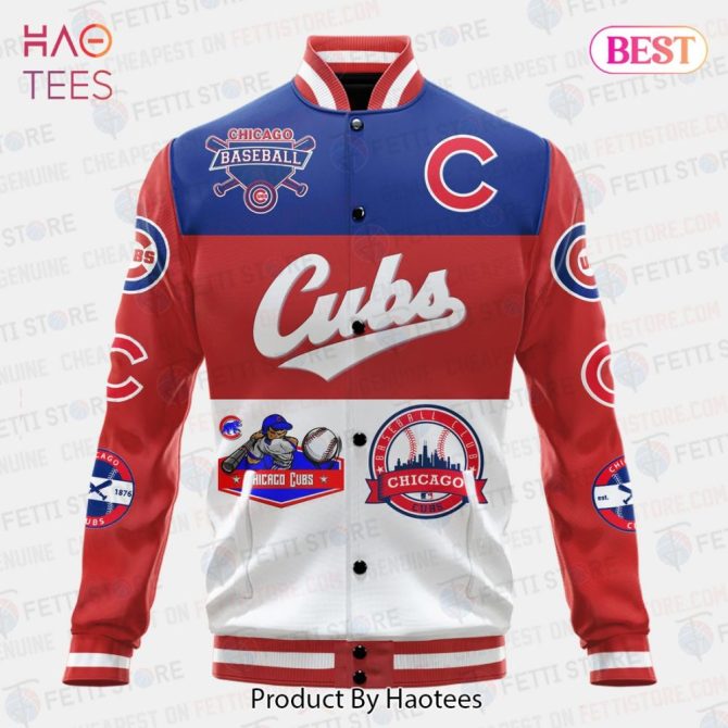 Chicago Cubs Retro Varsity Jacket - Stylish Fan Apparel For Baseball Lovers - Image 2
