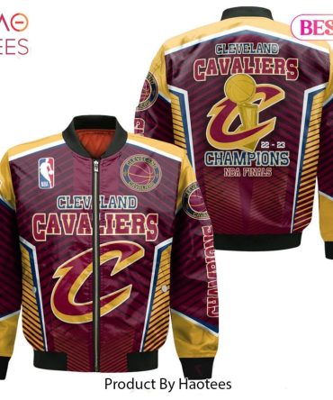 Hot Cleveland Cavaliersnational Basketball Association   Unisex 3D Bomber Jacket