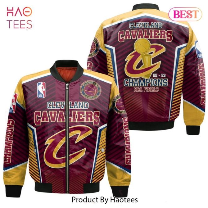 Hot Cleveland Cavaliersnational Basketball Association   Unisex 3D Bomber Jacket