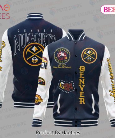 Denver Nuggets Varsity Jacket - Stylish Fan Apparel, Unisex, Premium Quality