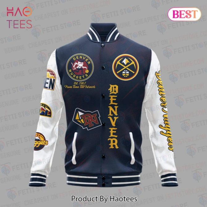 Denver Nuggets Varsity Jacket - Stylish Fan Apparel, Unisex, Premium Quality - Image 2