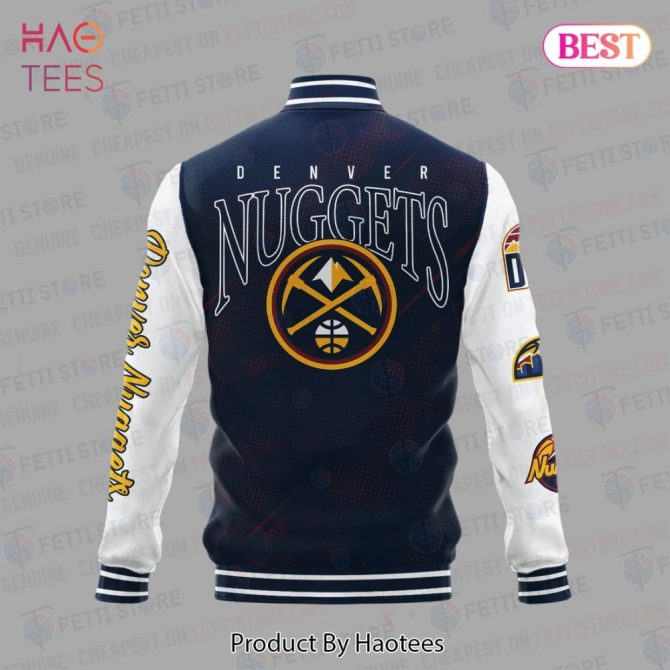 Denver Nuggets Varsity Jacket - Stylish Fan Apparel, Unisex, Premium Quality - Image 3