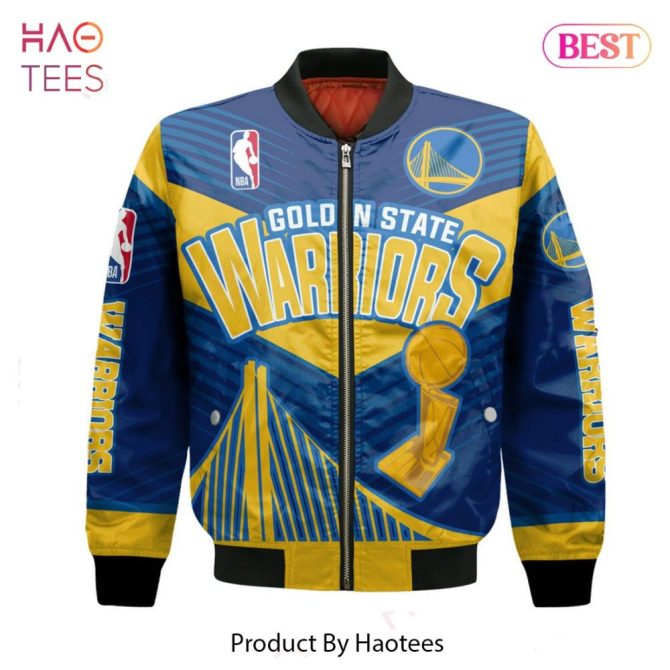 Hot Golden State Warriorsnational Basketball Association   Unisex 3D Bomber Jacket - Image 2