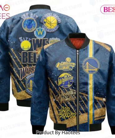 Hot Golden State Warriorsnba Aop Bomber Jacket