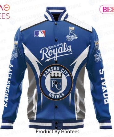 Kansas City Royals Mlb Varsity Jacket - Premium Fan Apparel By Haotees