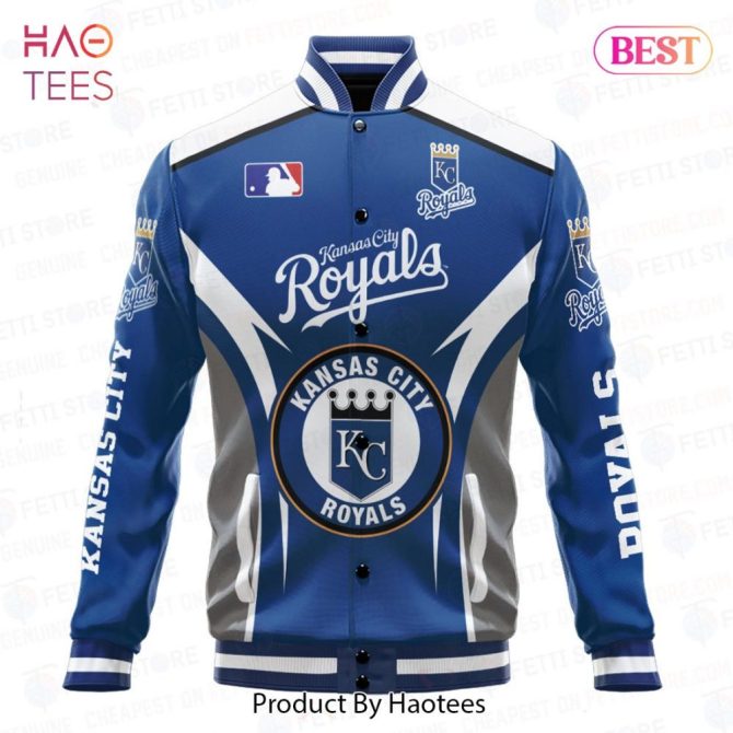 Kansas City Royals Mlb Varsity Jacket - Premium Fan Apparel By Haotees