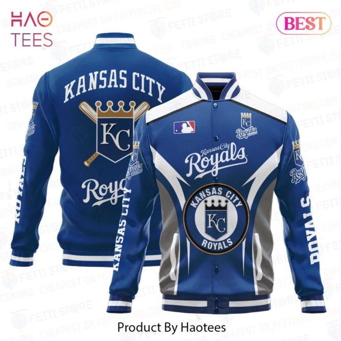 Kansas City Royals Mlb Varsity Jacket - Premium Fan Apparel By Haotees - Image 3