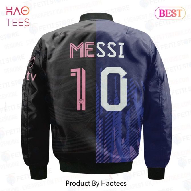 Hot Lionel Messi Inter Miami Argentina Away 3D Bomber Jacket - Image 3