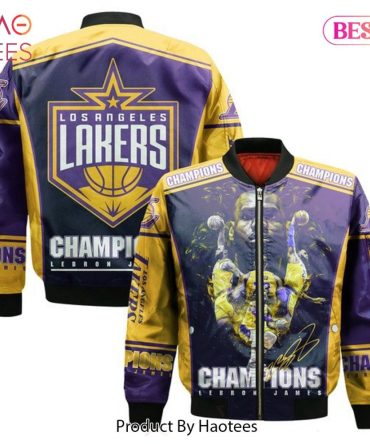 Hot Los Angeles Lakersnational Basketball Association   Unisex 3D Bomber Jacket