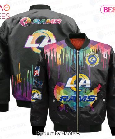Hot Los Angeles Ramsnational Football League Aop Bomber Jacket