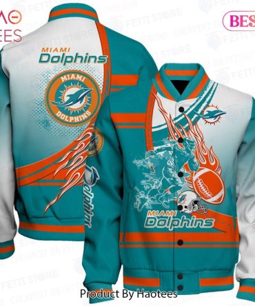 Miami Dolphins Varsity Jacket - Bold Design, Perfect Gift For Fans!