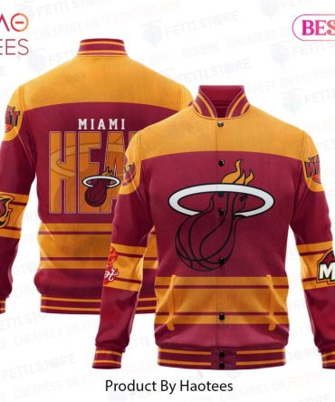 Miami Heat Varsity Jacket - Bold Design, Perfect For Fans , Limited Edition