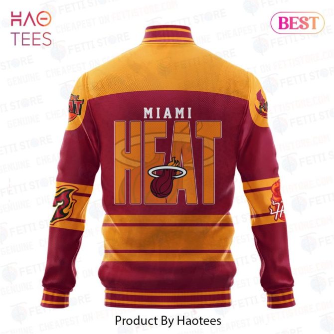 Miami Heat Varsity Jacket - Bold Design, Perfect For Fans , Limited Edition - Image 3