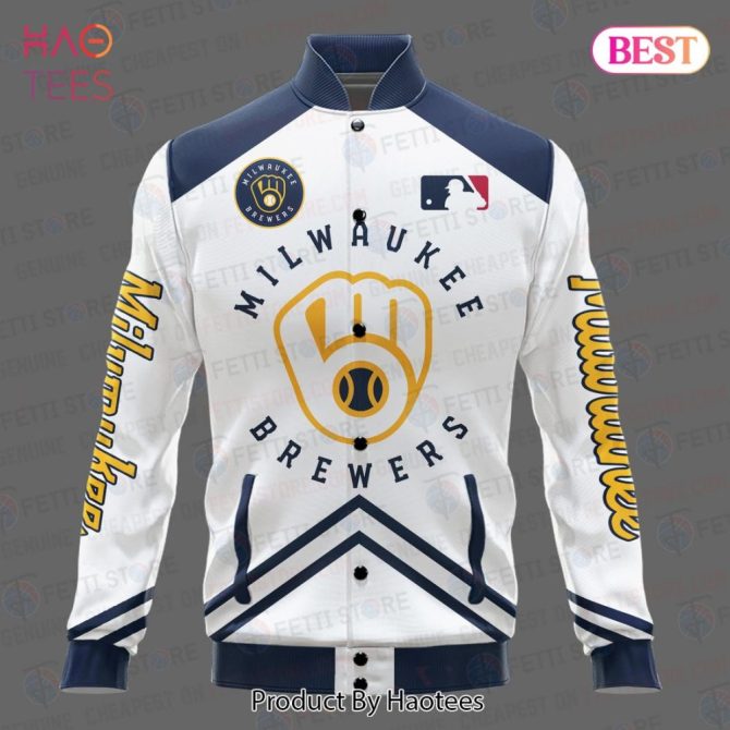 Milwaukee Brewers Bomber Jacket – Stylish Team Apparel For Fans , Limited Edition - Image 2