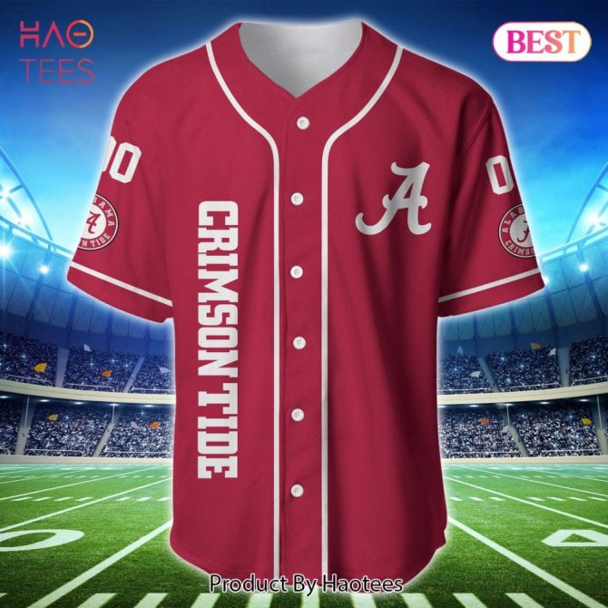 Custom Crimson Tide Baseball Jersey - Personalized Name & Number - Unique Fan Gear - Image 3