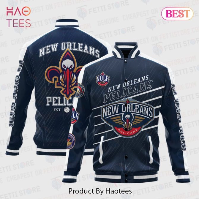 New Orleans Pelicans Varsity Jacket - Stylish Fan Gear For Game Day , Haotees