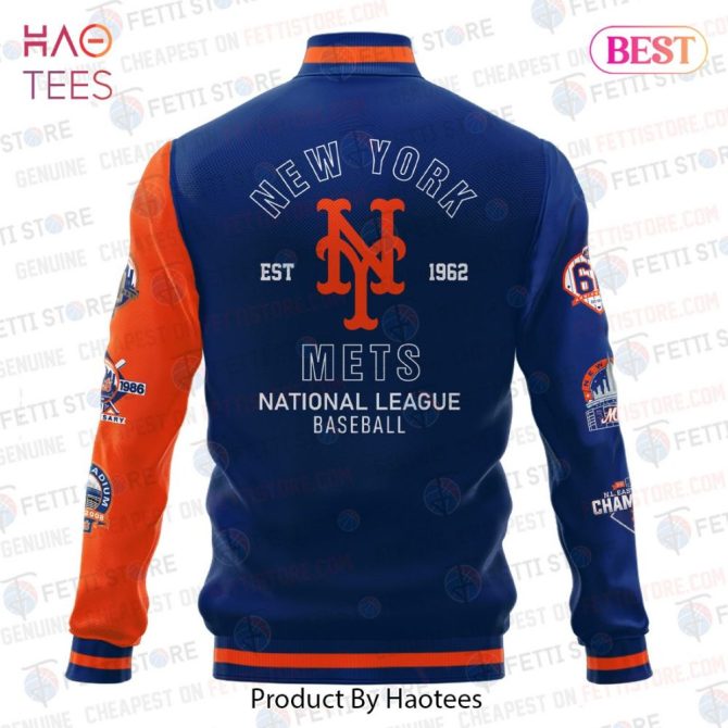 Ny Mets Varsity Jacket - Official Mlb Team Apparel, Stylish & Cozy, Perfect Gift For Baseball Fans - Image 3