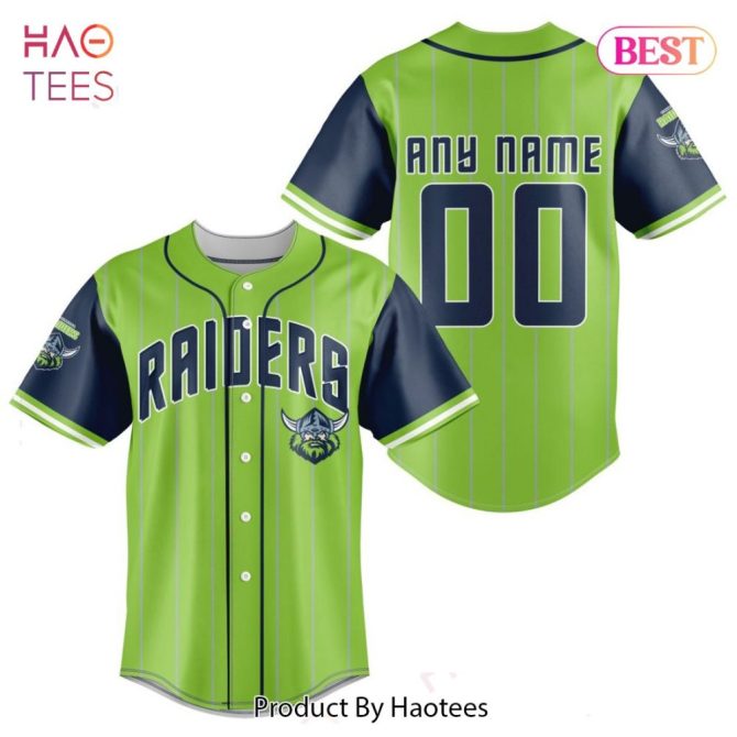 Customizable Green Raiders Baseball Jersey – Add Your Name & Number – Perfect Gift!