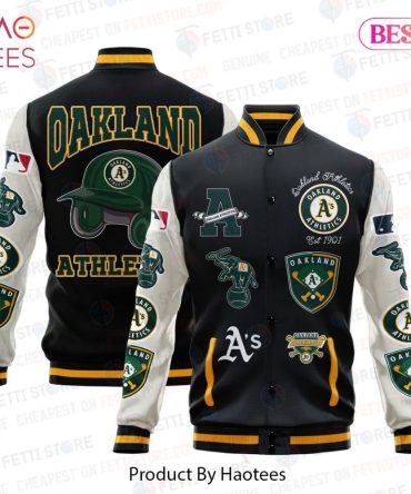 Oakland Athletics Bomber Jacket - Stylish Mlb Fan Apparel By Haotees