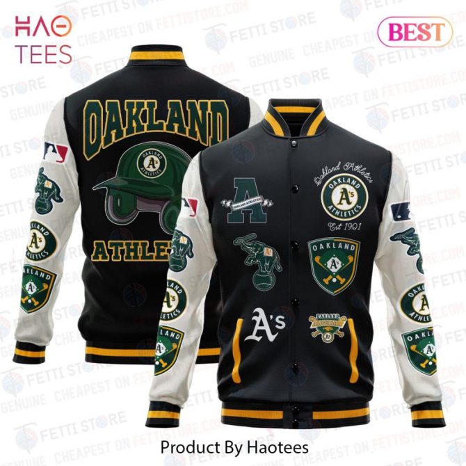 Oakland Athletics Varsity Jacket - Stylish Mlb Fan Gear By Haotees