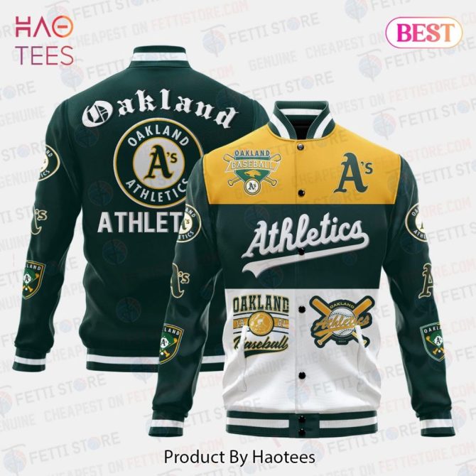Oakland Athletics Varsity Jacket - Stylish Baseball Fan Apparel By Haotees