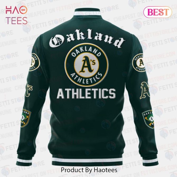 Oakland Athletics Varsity Jacket - Stylish Baseball Fan Apparel By Haotees - Image 3