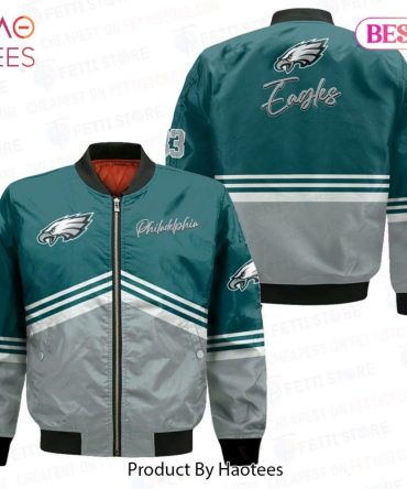 Hot Philadelphia Eaglesnational Football League Aop Bomber Jacket