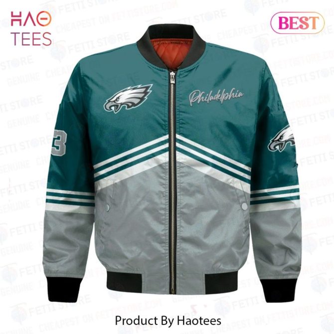 Hot Philadelphia Eaglesnational Football League Aop Bomber Jacket - Image 2