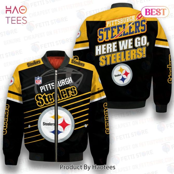 Hot Pittsburgh Steelers National Football League 3D Bomber Jacket