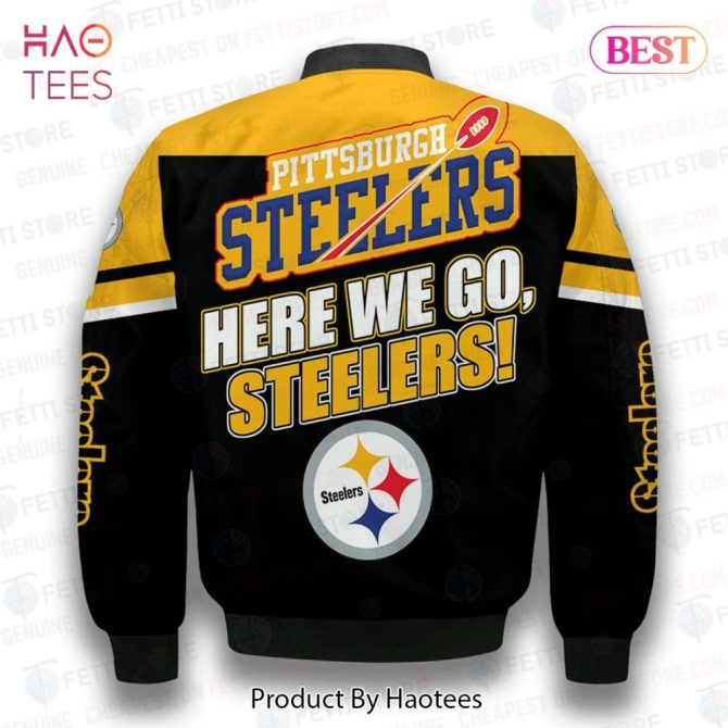 Hot Pittsburgh Steelers National Football League 3D Bomber Jacket - Image 3