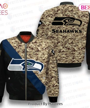 Hot Seattle Seahawksnational Football League Aop Bomber Jacket