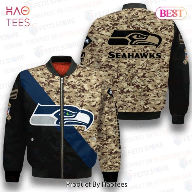 Hot Seattle Seahawksnational Football League Aop Bomber Jacket