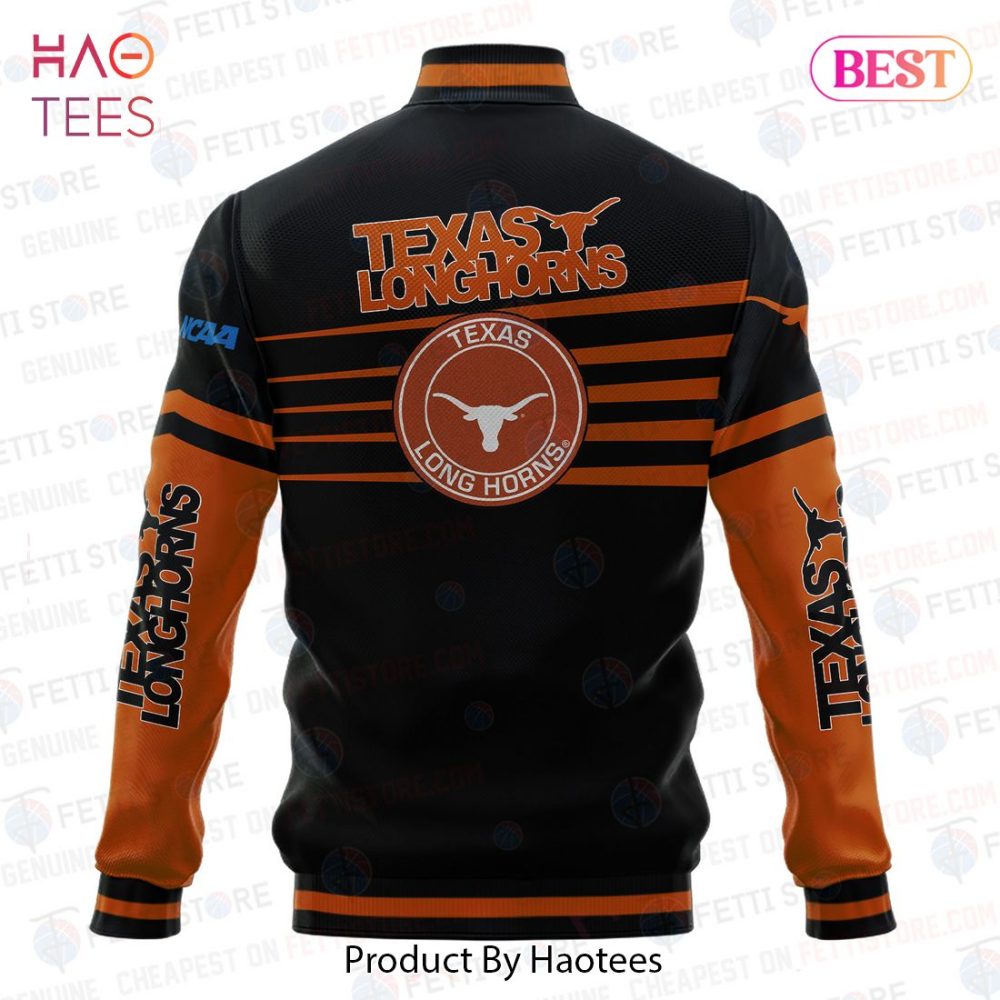 Texas Longhorns Varsity Jacket – Stylish Ncaa Fan Gear By Haotees - Image 3