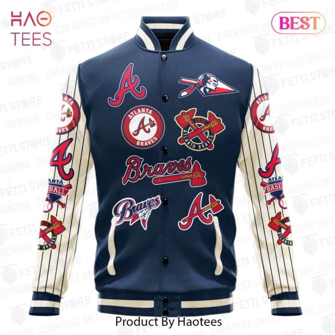 Atlanta Braves Varsity Jacket – Stylish Baseball Team Fan Gear By Haotees - Image 2