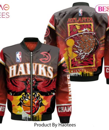 Hot Trend Atlanta Hawksnational Basketball Association   Unisex 3D Bomber Jacket