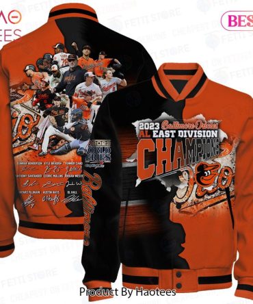 2023 Baltimore Orioles Al East Champs Varsity Jacket - Celebrate In Style!