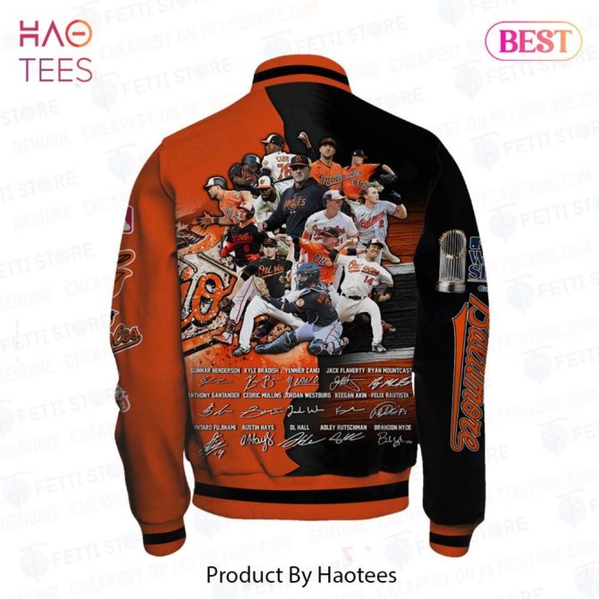 2023 Baltimore Orioles Al East Champs Varsity Jacket - Celebrate In Style! - Image 3