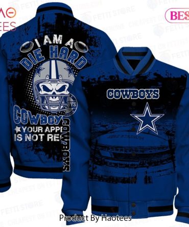 Die Hard Cowboys Fan Jacket – Bold Blue Varsity Style, Perfect Gift For Enthusiasts
