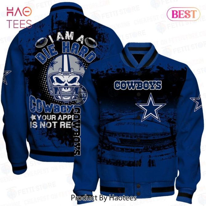 Die Hard Cowboys Fan Jacket – Bold Blue Varsity Style, Perfect Gift For Enthusiasts