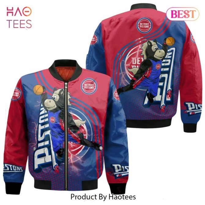Hot Trend Detroit Pistonsnational Basketball Association   Unisex 3D Bomber Jacket