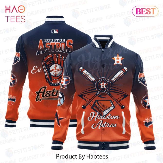 Limited Edition Houston Astros Bomber Jacket - Stylish Fan Gear For Baseball Enthusiasts