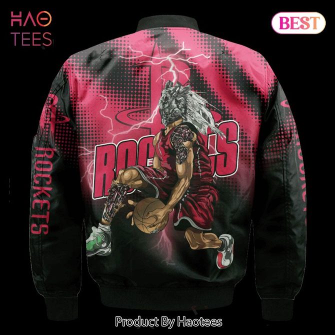 Hot Trend Houston Rocketsnational Basketball Association   Unisex 3D Bomber Jacket - Image 3