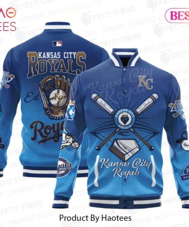 Kansas City Royals Baseball Bomber Jacket - Stylish Fan Apparel By Haotees